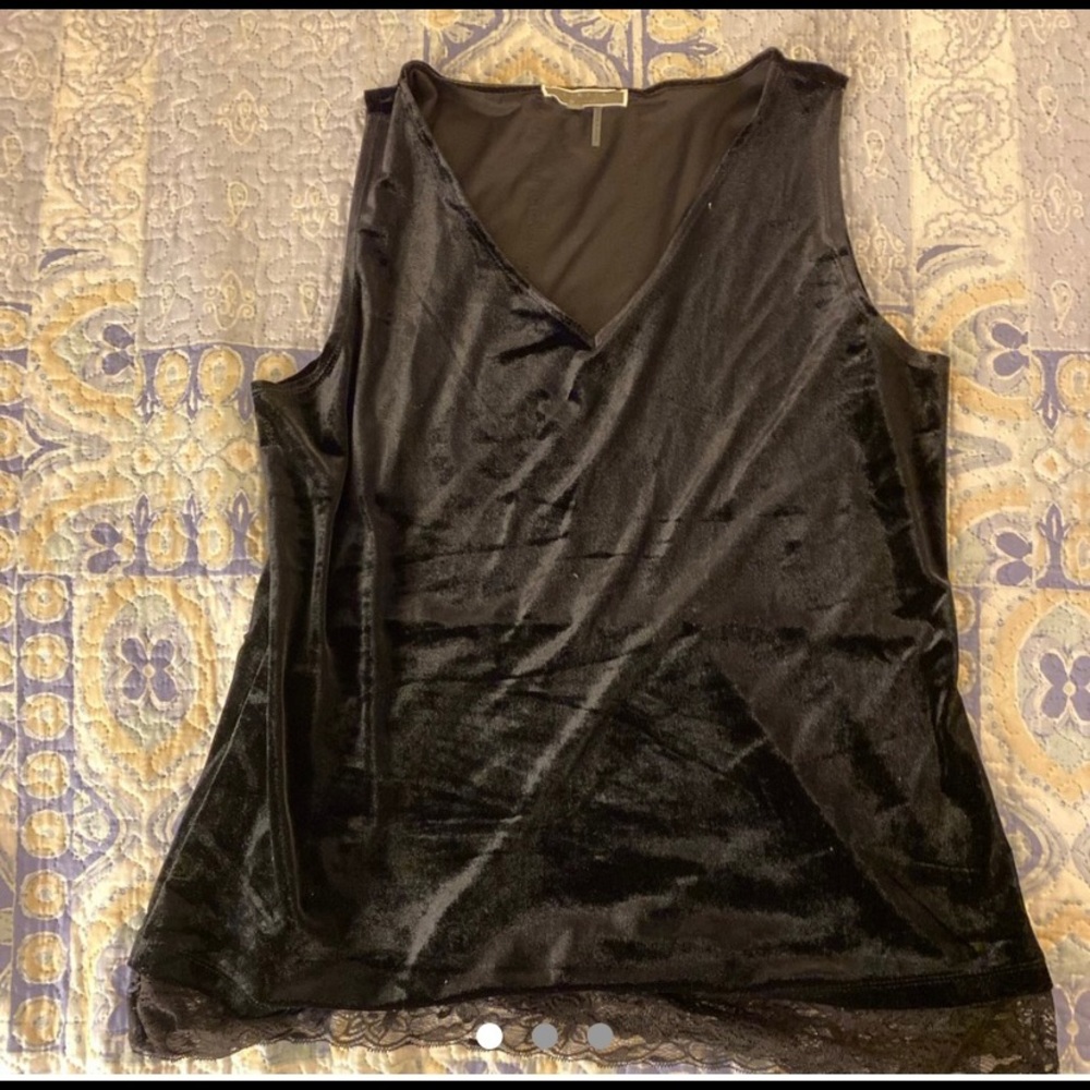 Velvet tank top